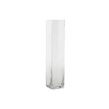 DKD Home Vase Decor Transparent Glass (10,5 x 10,5 x 50,5 cm) (Ø 10,5 cm)