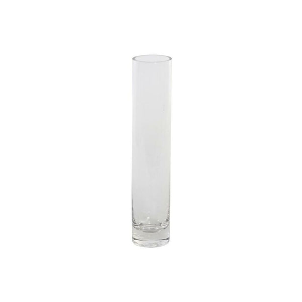 DKD Home Vase Decor Transparent Glass (5 x 5 x 25 cm)