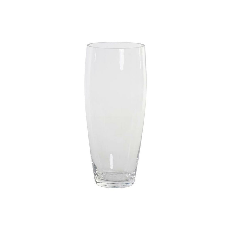 DKD Home Vase Decor Transparent Glass (12 x 12 x 30,5 cm) (Ø 13 cm)