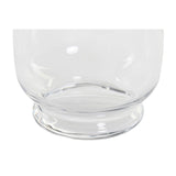 DKD Vase Home Vase Transparent Glass Decor (15 cm) (14,5 x 14,5 x 24 cm)