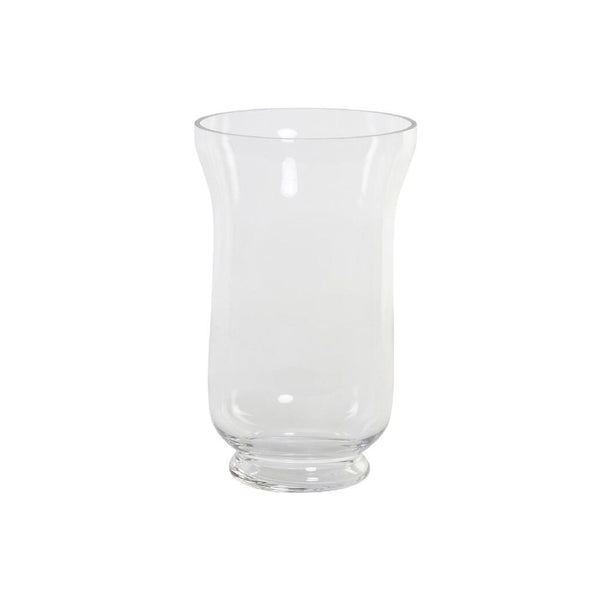 DKD Vase Home Vase Transparent Glass Decor (15 cm) (14,5 x 14,5 x 24 cm)