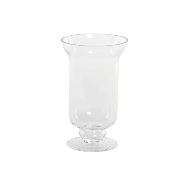 DKD Vase Home Vase Transparent Glass Decor (Ø 13 cm) (13 x 13 x 20,5 cm)