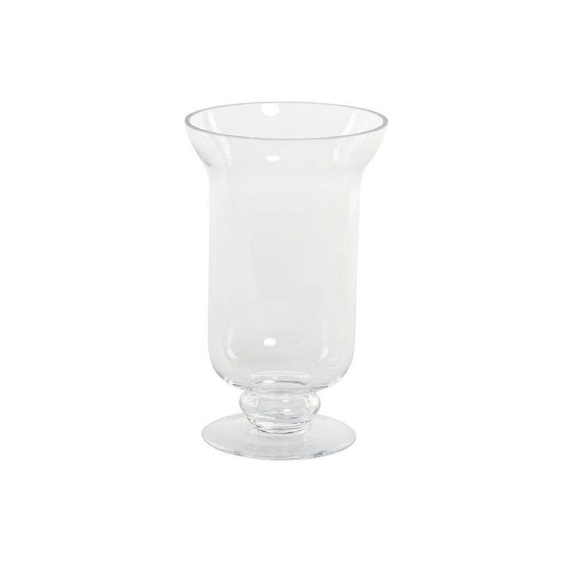 DKD Vase Home Vase Transparent Glass Decor (Ø 13 cm) (13 x 13 x 20,5 cm)