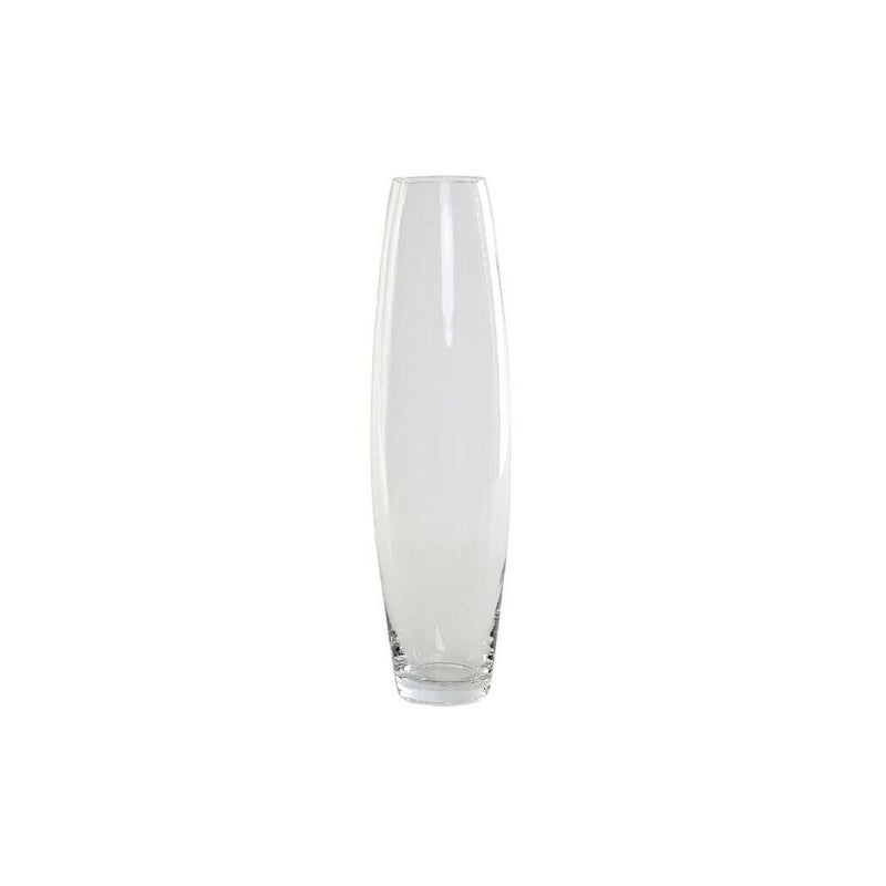 DKD Home Vase Decor Transparent Glass (10 x 10 x 40 cm)