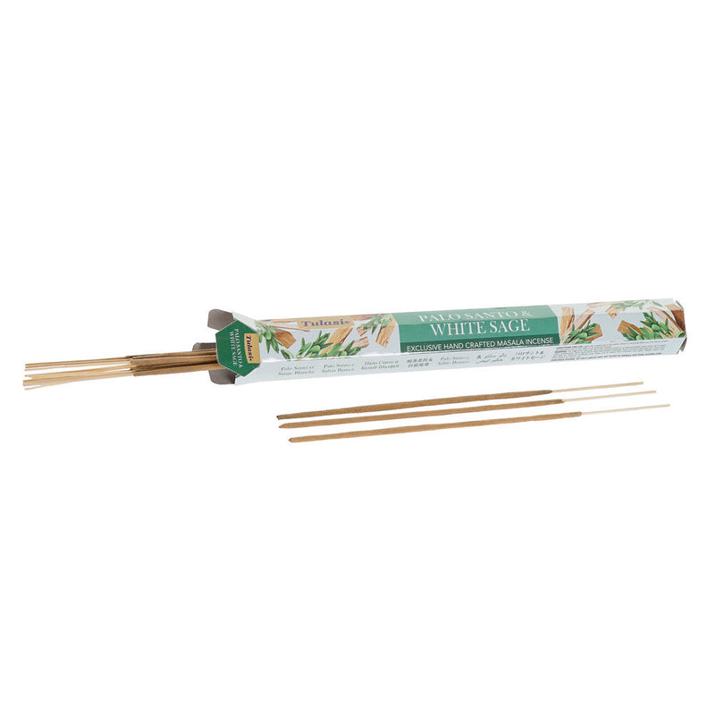 Incienso DKD Home Decor Palo Santo & White Sage Verde Sándalo (15 pcs)