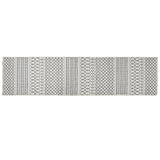 Tappeto DKD Home Decor Bianco Poliestere Cotone Grigio Scuro (60 x 240 x 1 cm) - zannishop