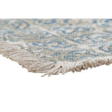 Tappeto DKD Home Decor Azzurro Beige Cotone Piastrella (120 x 180 x 1 cm) - zannishop