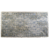 Tappeto DKD Home Decor Azzurro Beige Cotone Piastrella (120 x 180 x 1 cm) - zannishop