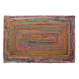 Tappeto DKD Home Decor Marrone Multicolore Iuta Cotone (200 x 290 x 1 cm) - zannishop