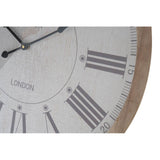 Orologio da Parete DKD Home Decor Vetro Beige Legno MDF (59.5 x 6 x 59.5 cm)