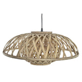 Lampadario DKD Home Decor Marrone Rattan Bambù (51 x 51 x 24 cm) - zannishop