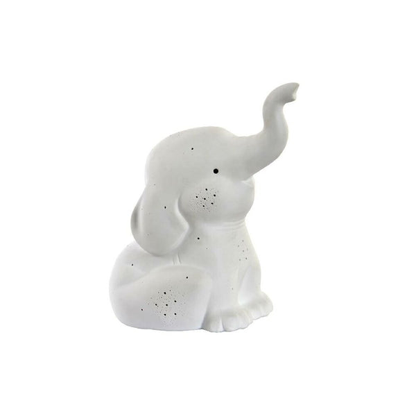 Lampada da tavolo DKD Home Decor Bianco Porțelan 25W 220 V LED Elefant (19.5 x 13 x 22 cm) - zannishop