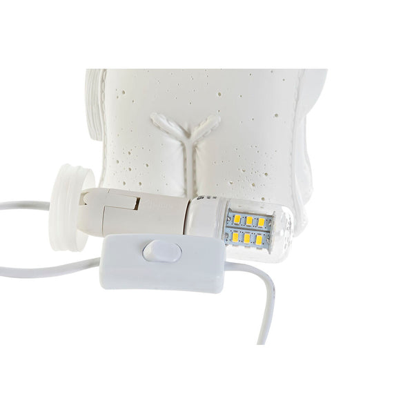 Lampada da tavolo DKD Home Decor Bianco Porțelan 25W 220 V LED Giraffa (18 x 10 x 25 cm) - zannishop