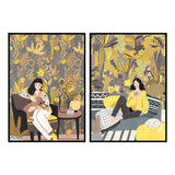 DKD Home Decor Woman (2 pcs) (83 x 4,5 x 123 cm)