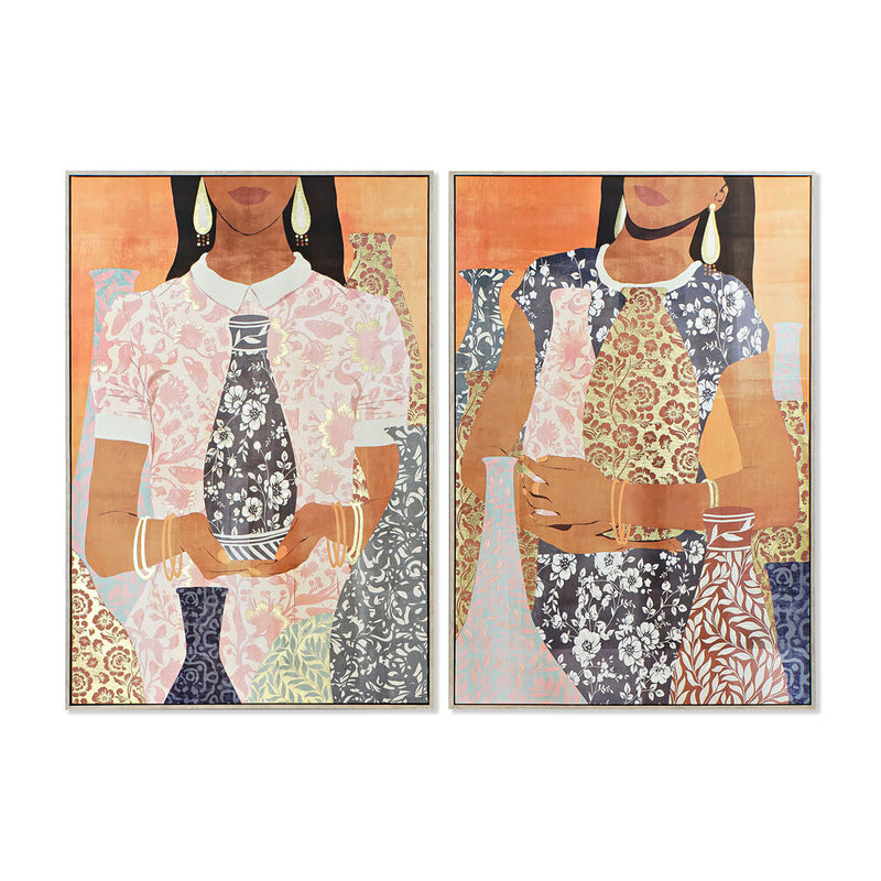 DKD Home Decor Woman (2 pcs) (83 x 4,5 x 123 cm)