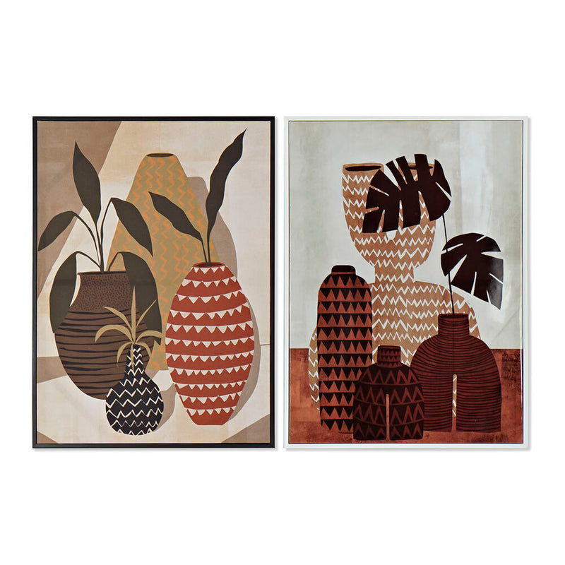 DKD Home Decor Vase Picture (2 PCS) (52 x 2,7 x 72 cm)