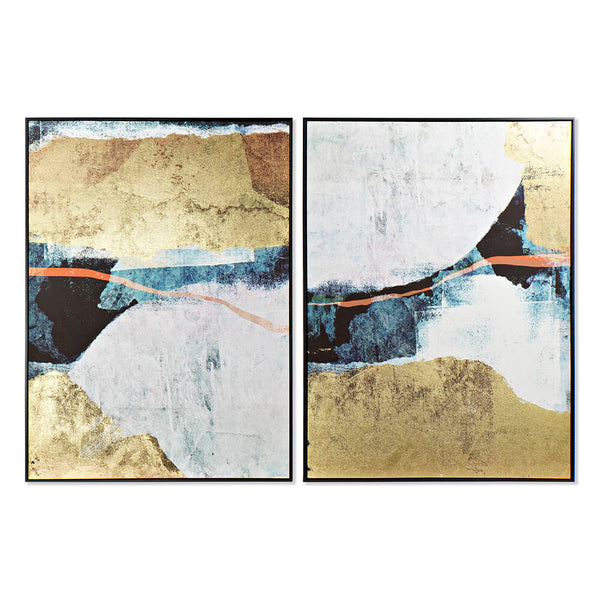 Quadro DKD Home Decor Abstract (2 pcs) (103.5 x 4.5 x 143 cm)