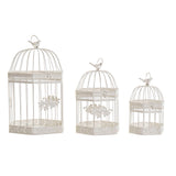 Cage DKD Home Decor Metal (3 pcs) (23 x 26 x 40 cm)