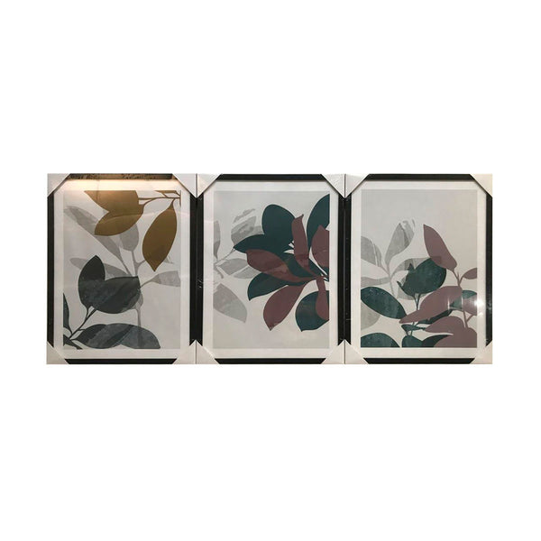 DKD Home Decor Frunze Pank (3 pcs) (40 x 3 x 50 cm)