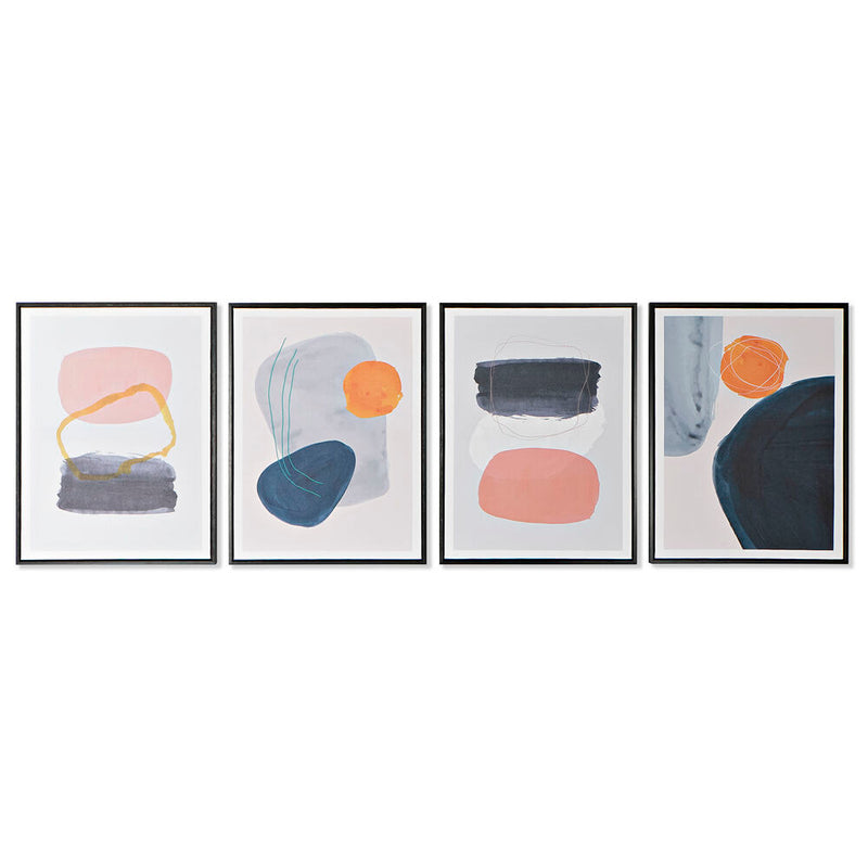 DKD Home Decor Image abstraite (45 x 2,5 x 60 cm) (4 pc)