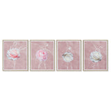 Quadro DKD Home Decor Tela polistirene (40 x 2.5 x 50 cm) (4 pcs) - zannishop