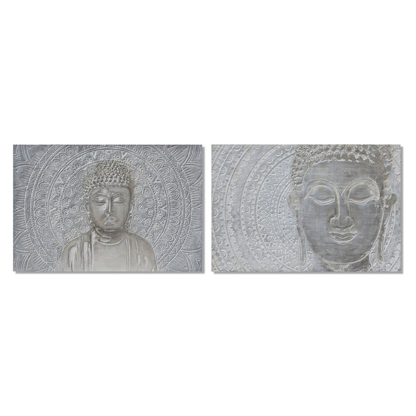 DKD Home Decor Buda Pope (2 PCs) (120 x 2,8 x 80 cm)