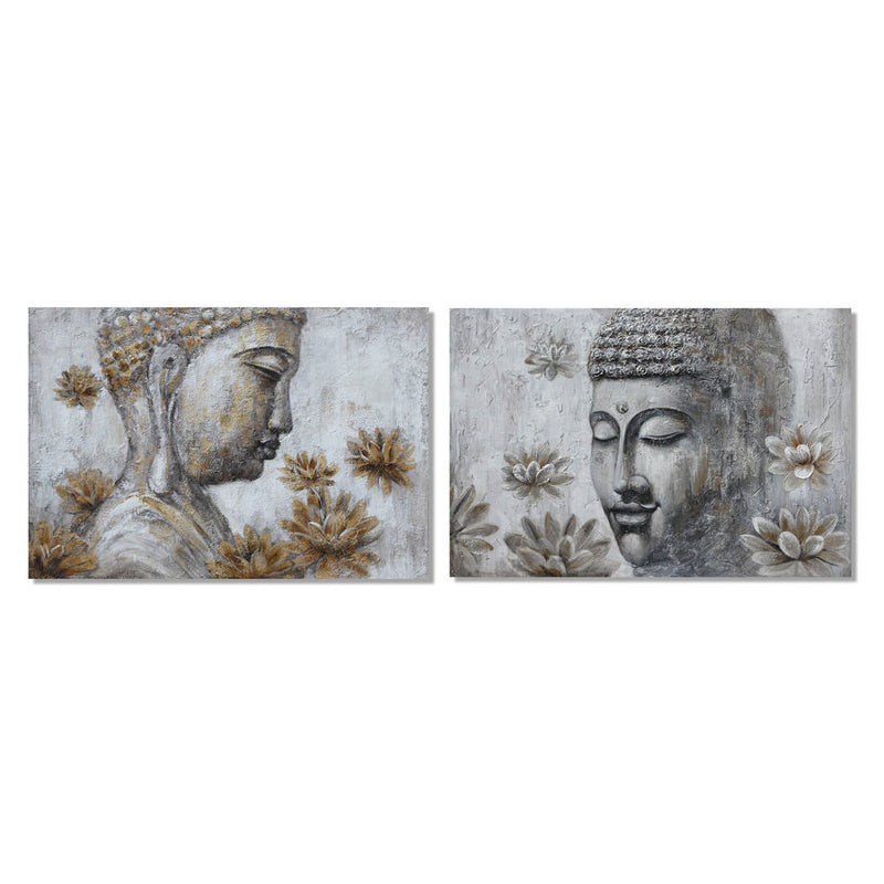 DKD Home Decor Buda Pope (2 PCs) (120 x 2,8 x 80 cm)