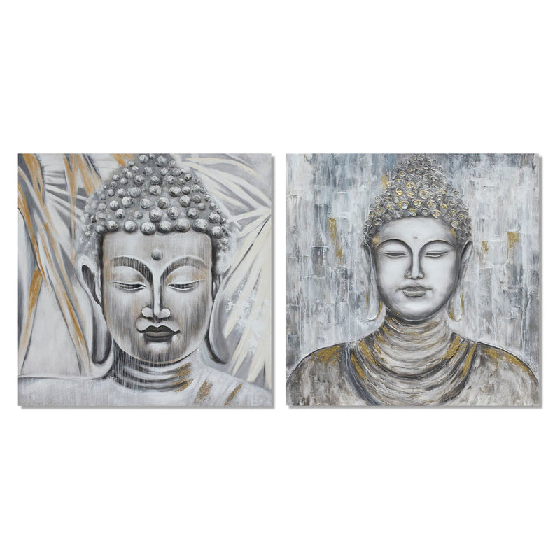 DKD Home Decor Buda Pope (2 PCs) (100 x 2,8 x 100 cm)