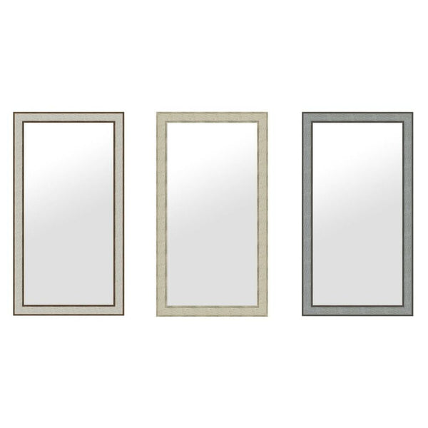 Specchio da parete DKD Home Decor Vetro Grigio Beige polistirene (36 x 2 x 66 cm) (3 pcs) - zannishop