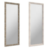 Miroir mural DKD Dec intérieur Polystyrène beige en verre gris (36 x 2 x 95,5 cm) (3 pcs)