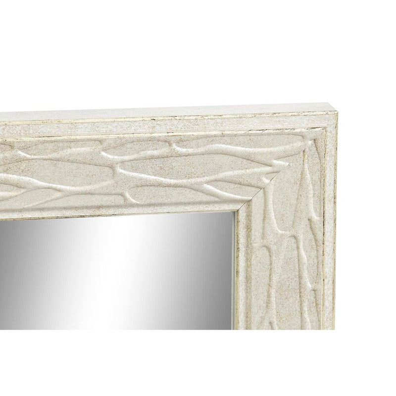 Miroir mural DKD Dec intérieur Polystyrène beige en verre gris (36 x 2 x 95,5 cm) (3 pcs)