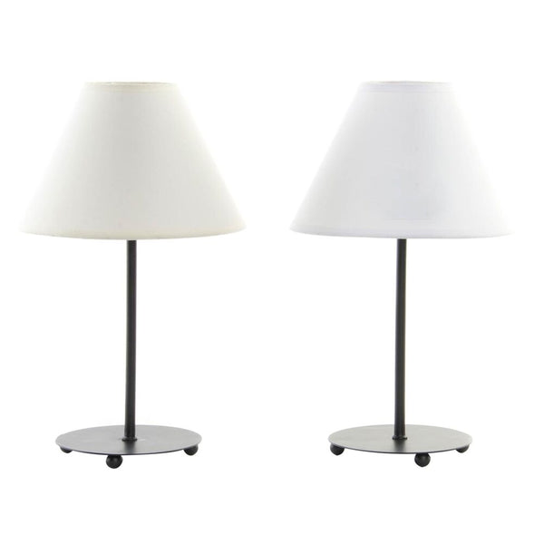 Lampada da tavolo DKD Home Decor Poliestere Metallo Neted 220 V 40 W (2 pcs) (20 x 34 x 34 cm) - zannishop