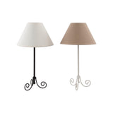 Lampada da tavolo DKD Home Decor Nero Metallo Marrone Poliestere 220 V 40 W (22 x 40 x 40 cm) (2 pcs) - zannishop