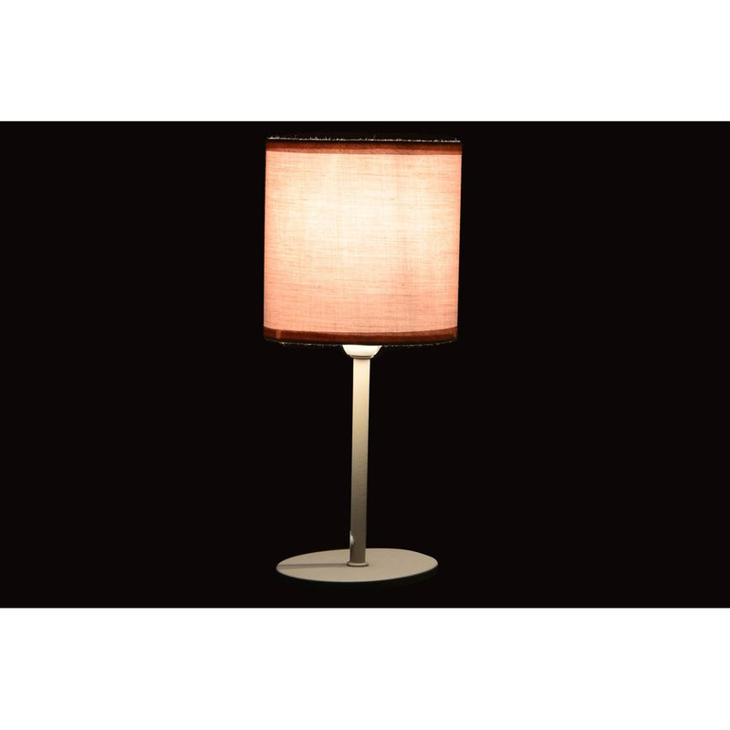 Lampada da tavolo DKD Home Decor Nero Beige Metallo Stoffa Poliestere Bianco 220 V 40 W (12 x 25 x 25 cm) (3 pcs) - zannishop