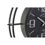 Orologio da Parete DKD Home Decor Vetro Nero Ferro (64 x 9 x 73 cm)