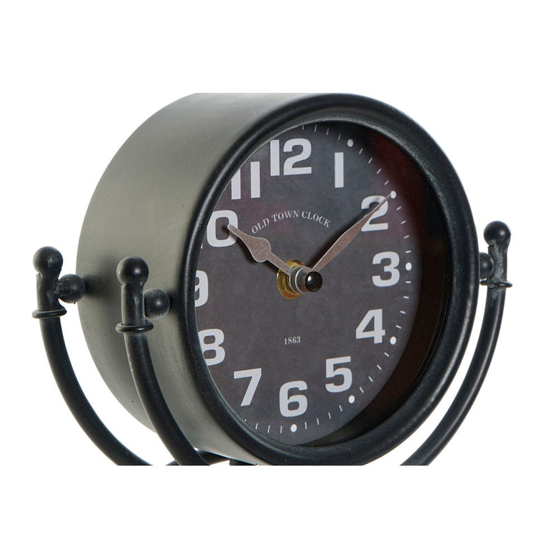 DKD Home Table Watch Decor Black Iron Glass (16 x 7,5 x 21 cm)