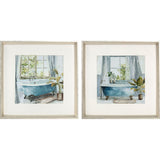 DKD Home Decor Bagni Pope (2 PCs) (30 x 3 x 30 cm)