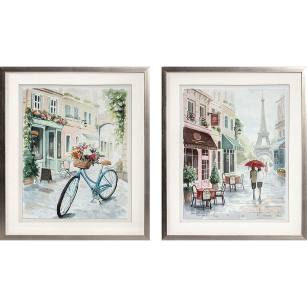 DKD Home Decor Paris Image (50 x 3 x 60 cm) (2 pcs)