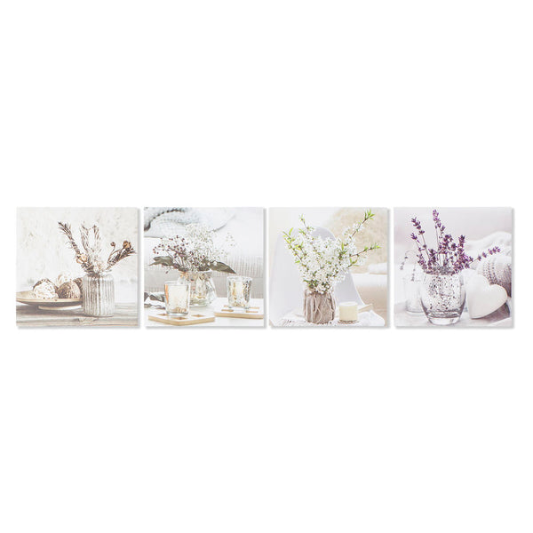 DKD Home Decor Vase Bild (40 x 1,8 x 40 cm) (4 PCs)