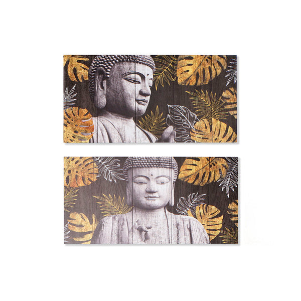 DKD Home Decor Buda Bild (80 x 1,8 x 40 cm) (2 PCs)