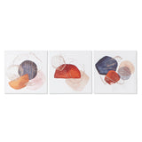 DKD Home Decor abstraktes Bild (50 x 1,8 x 50 cm) (3 PCs)