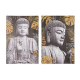 DKD Home Decor Buda Bild (60 x 2,3 x 90 cm) (2 PCs)