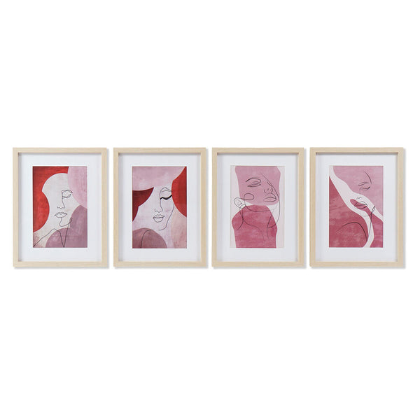 DKD Home Decor Image abstraite (35 x 2,5 x 45 cm) (4 pc)