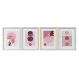 Quadro DKD Home Decor Abstract polistirene (35 x 2.5 x 45 cm) (4 pcs) - zannishop