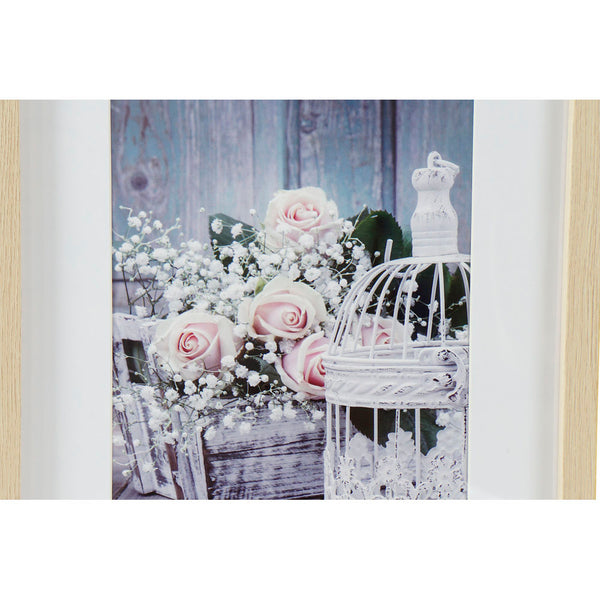 Quadro DKD Home Decor polistirene Rose (4 pcs) (35 x 2.5 x 45 cm) - zannishop