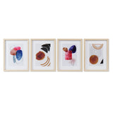 Quadro DKD Home Decor polistirene Abstract (4 pcs) (35 x 2.5 x 45 cm) - zannishop