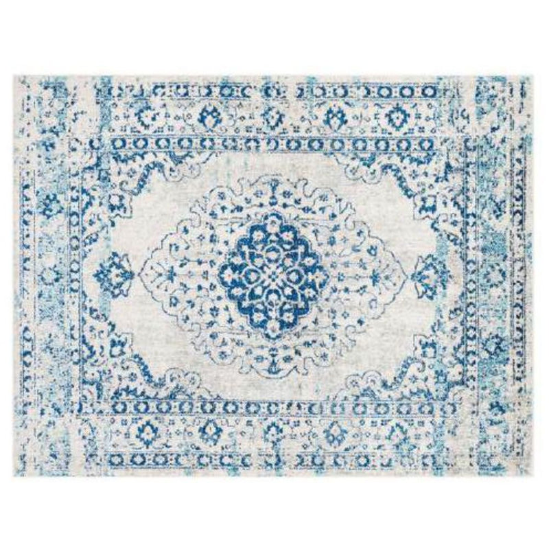 Tappeto DKD Home Decor Azzurro Cotone Chenille (120 x 180 x 1 cm) - zannishop