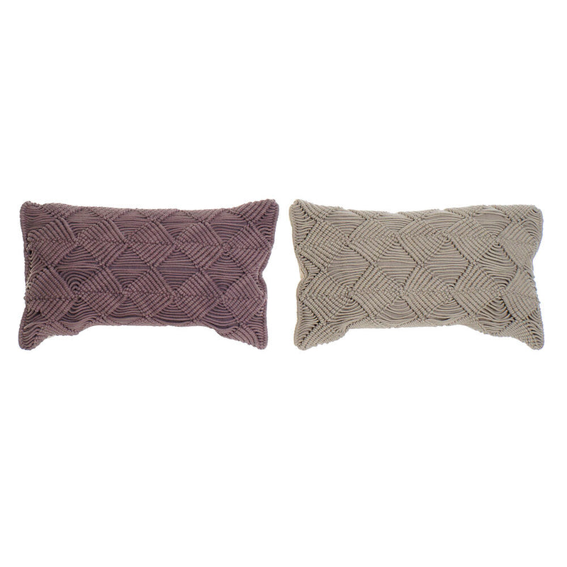 Cuscino DKD Home Decor Cotone Rombos (50 x 10 x 30 cm) (2 pcs) - zannishop