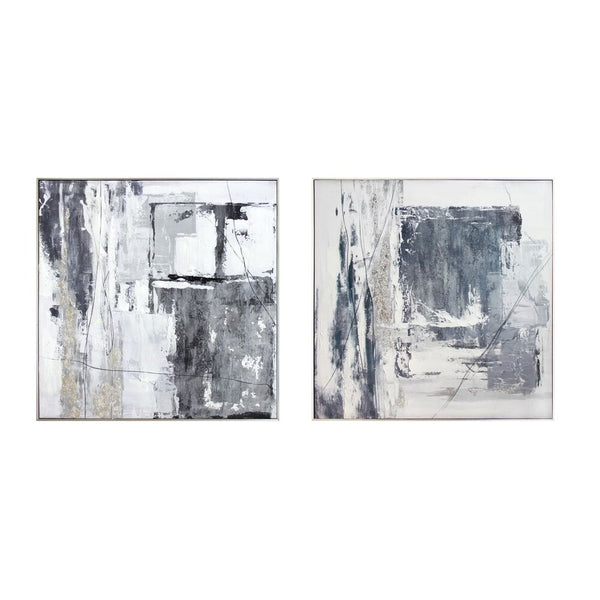 DKD Home Decor Abstract Pope (2 PCS) (80 x 3 x 80 cm)