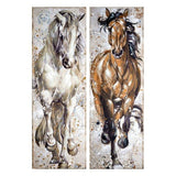 DKD Home Picture Decor Cavallo (50 x 3 x 150 cm) (2 Stcs)